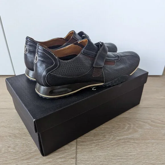 Cole Haan Air Estadio Strap II Leather Shoes – Dark Brown, Men's 9 - Picture 5 of 14